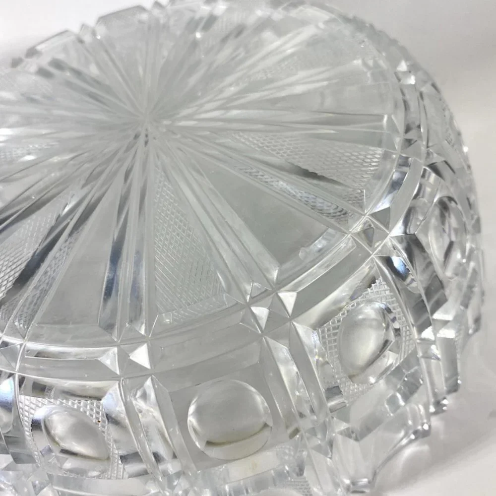Amazing Cut Crystal large serving bowl